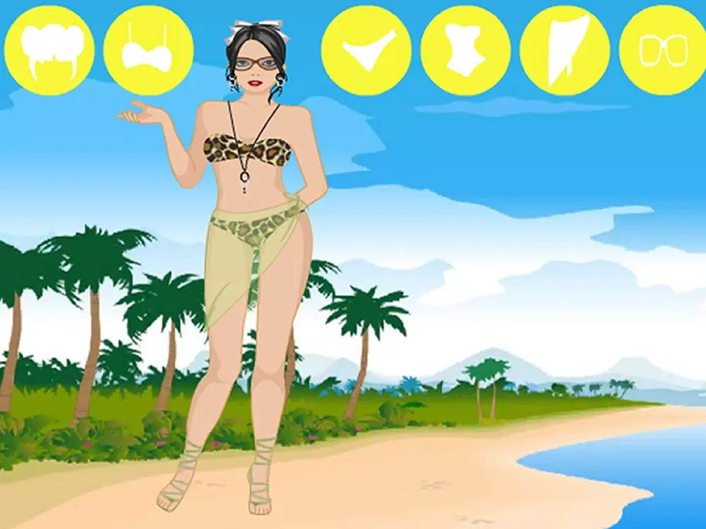 Скриншоты Beach Girl Dress Up Game iPad 