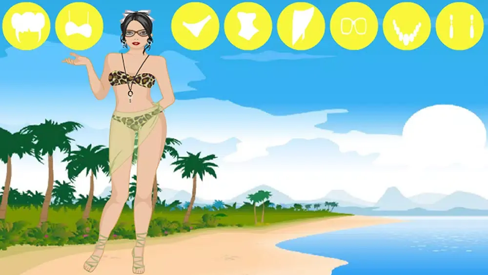 Скриншоты Beach Girl Dress Up Game