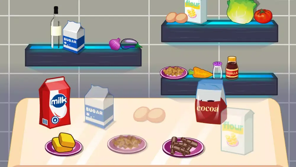 Capturas de tela do Cake Cooking Game