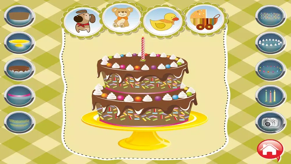 Zrzuty ekranu Cake Decoration Game