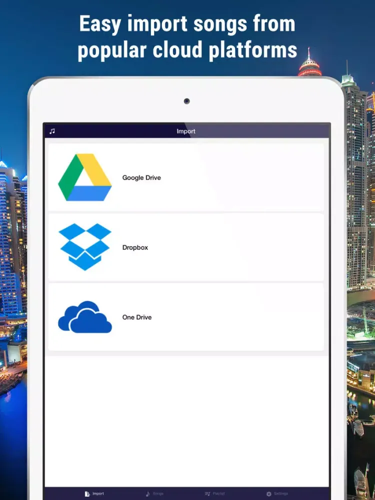 Get Music Mp3 from Cloud App iPad  Ekran Görüntüleri