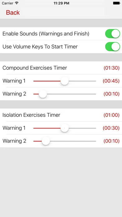 Screenshot di iLift and Rest - Gym Timer