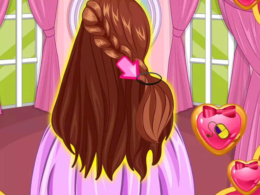 Tangkapan layar Valentine's Day Hairdos iPad 
