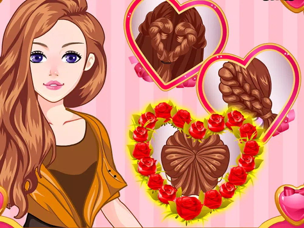 Tangkapan layar Valentine's Day Hairdos iPad 