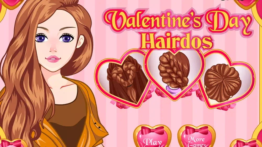 Tangkapan layar Valentine's Day Hairdos