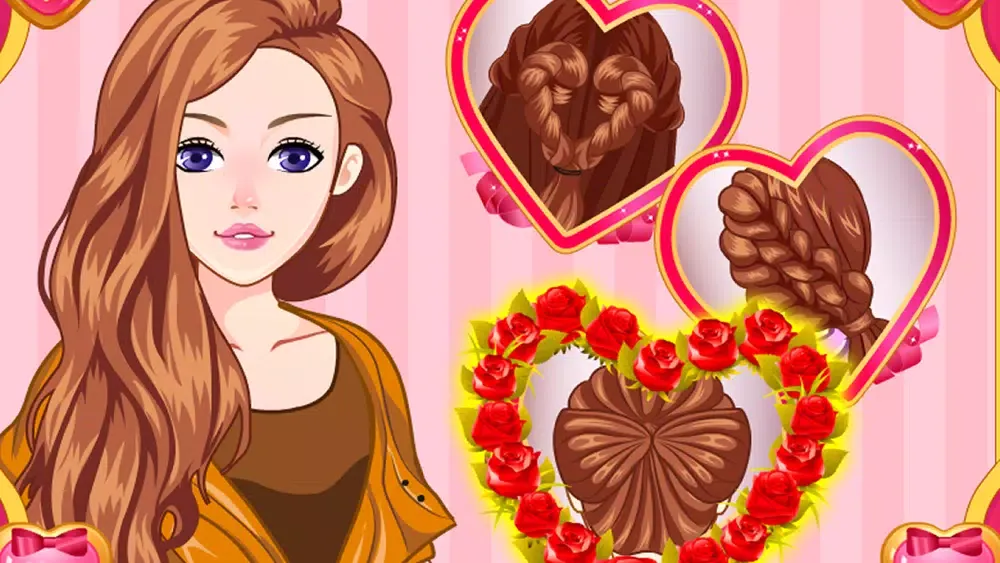 Tangkapan layar Valentine's Day Hairdos