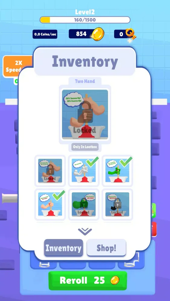 Capturas de tela do Plumber Idle