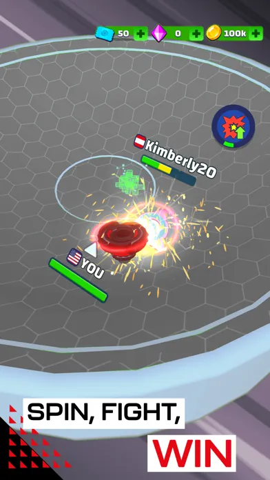 Capturas de pantalla de Spinner Fighter Arena