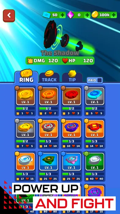 Capturas de pantalla de Spinner Fighter Arena