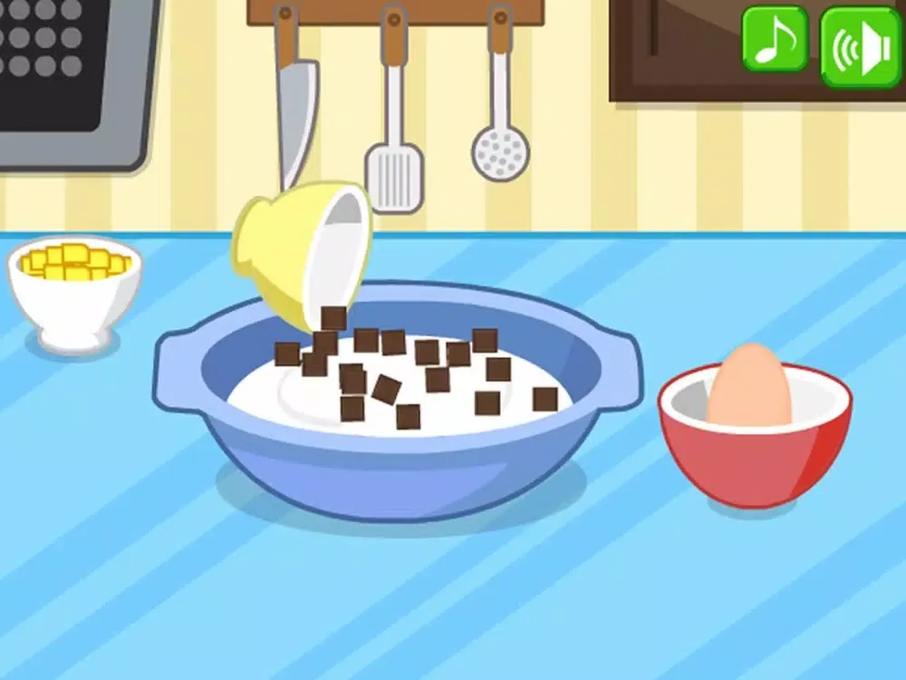 تصاویر Chocolate Cupcake Maker Game iPad 