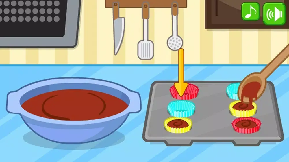 تصاویر Chocolate Cupcake Maker Game