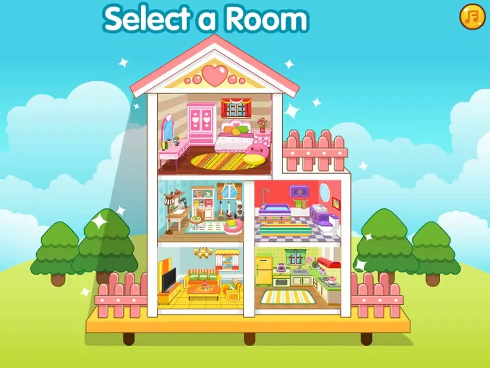 Doll House Design Game iPad  Screenshots