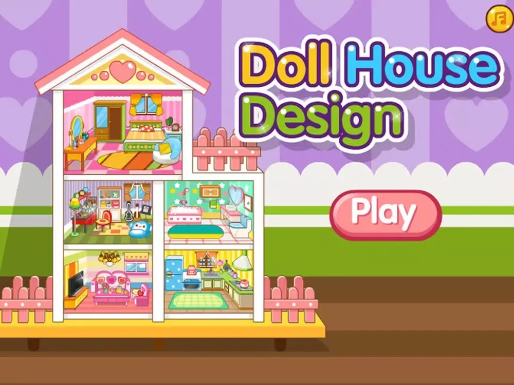 Doll House Design Game iPad  Screenshots