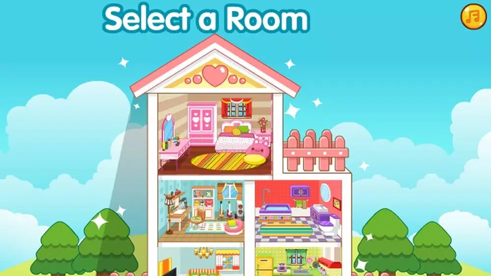 Doll House Design Game Screenshots