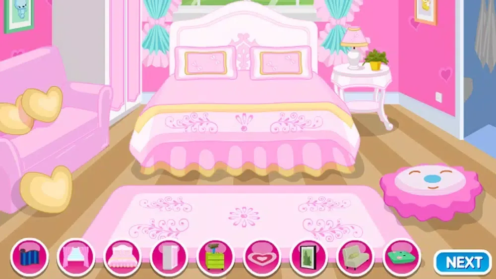 صور Girls Room Design Game