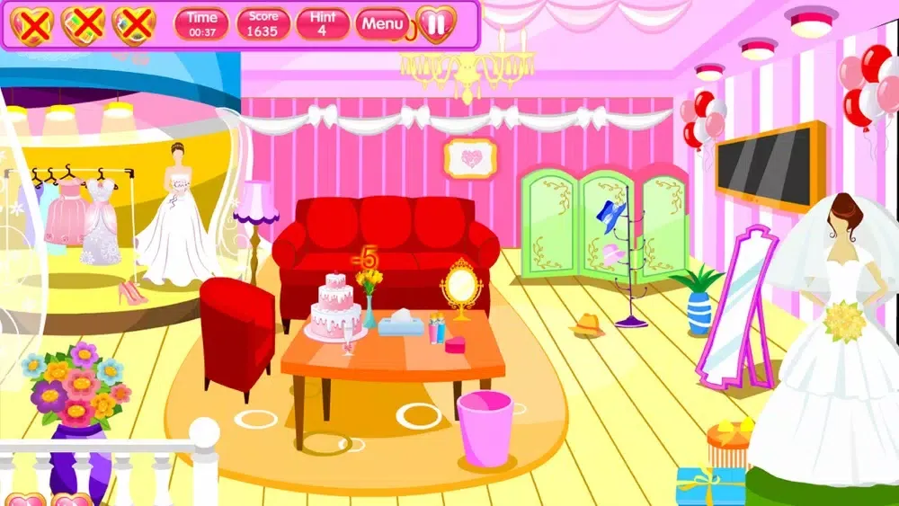 Capturas de tela do Wedding Salon Clean Up