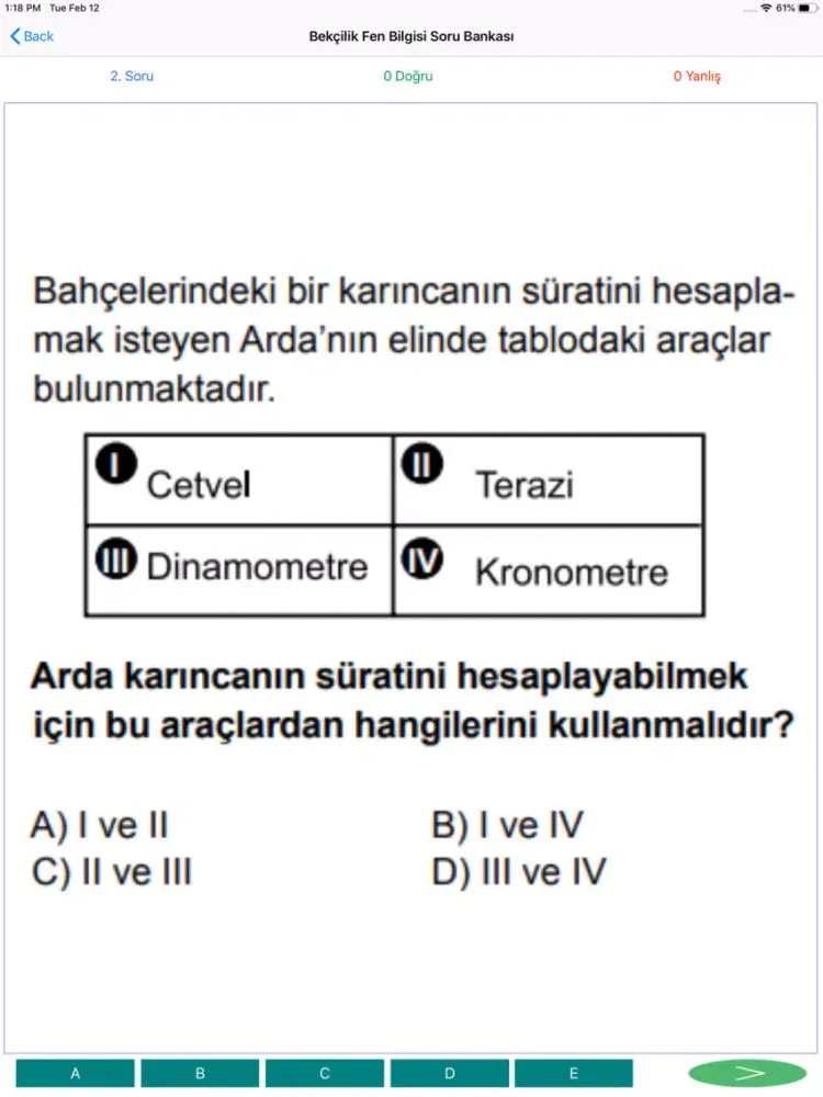 Tangkapan skrin Bekçi Alımlarına Hazırlık Pro iPad 