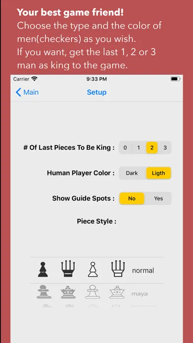 Screenshot di Turkish Draughts(Checkers)