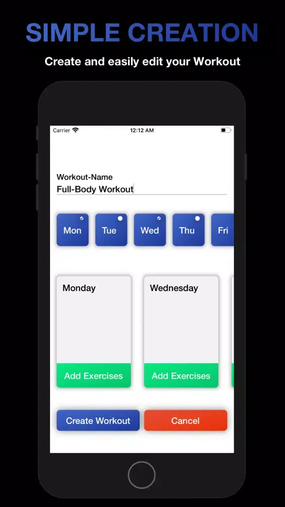 Fitness: Gym Workout Planner Screenshots