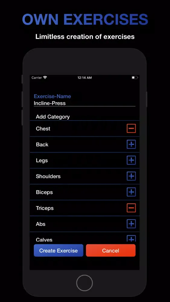Fitness: Gym Workout Planner Screenshots