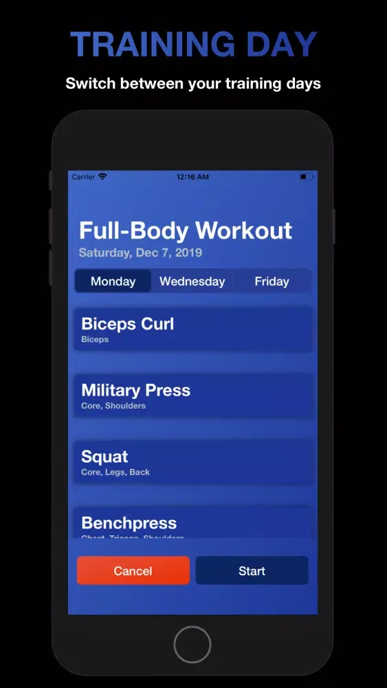 Fitness: Gym Workout Planner Screenshots