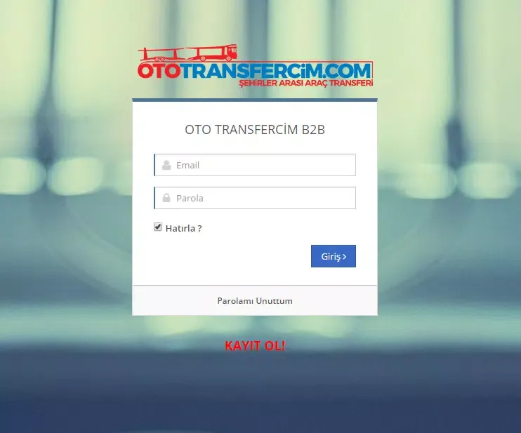 Tangkapan layar Oto Transfercim B2B