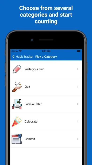 Ảnh chụp màn hình của Habit Tracker - Day Counter