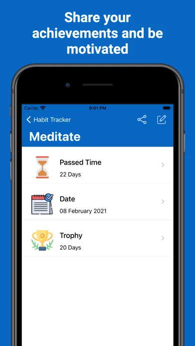 Ảnh chụp màn hình của Habit Tracker - Day Counter