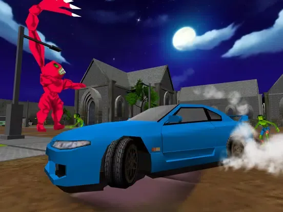 Capturas de pantalla de Drift Cars Vs Zombies - Kill eXtreme Undead in this Apocalypse Outbreak Racing Simulator Game FREE iPad 