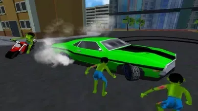 Capturas de pantalla de Drift Cars Vs Zombies - Kill eXtreme Undead in this Apocalypse Outbreak Racing Simulator Game FREE