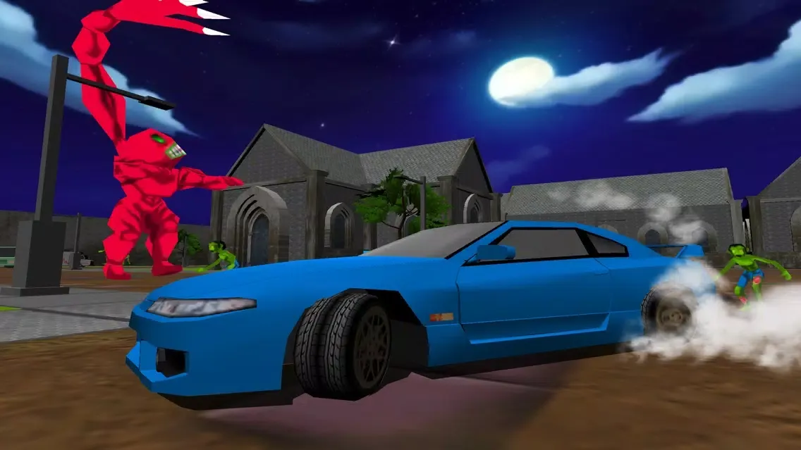 Drift Cars Vs Zombies - Kill eXtreme Undead in this Apocalypse Outbreak Racing Simulator Game Pro سکرین شاٹس