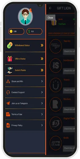 Gift Lion Earn Gifts Cards應用截圖
