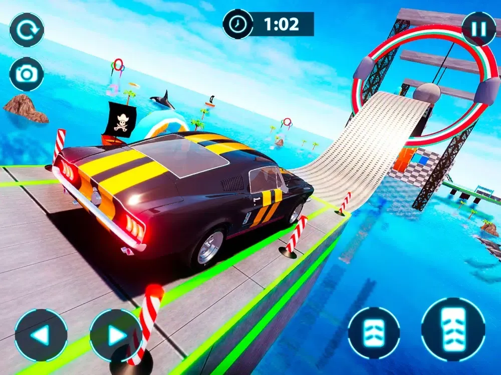 Tangkapan skrin Classic Car Stunts 2019 iPad 