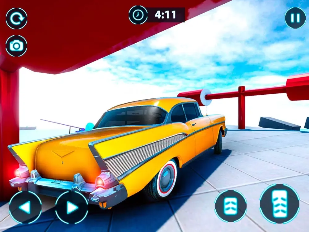 Tangkapan skrin Classic Car Stunts 2019 iPad 