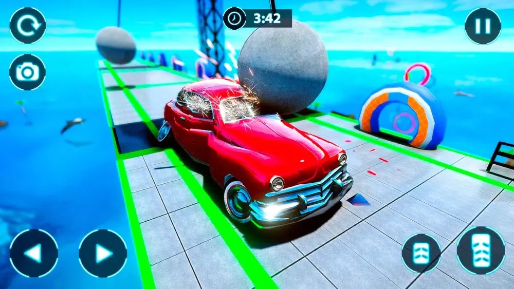 Tangkapan skrin Classic Car Stunts 2019