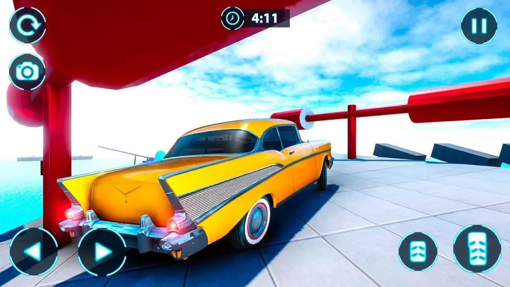 Tangkapan skrin Classic Car Stunts 2019