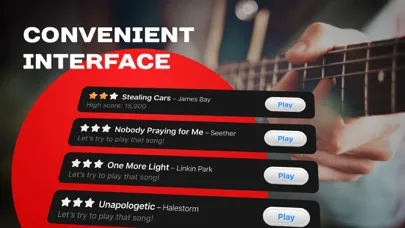 Capturas de pantalla de Guitar by MT: chords & lessons