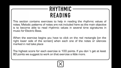 Zrzuty ekranu Reading Bass sheet music PRO