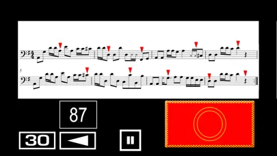 Zrzuty ekranu Reading Bass sheet music PRO