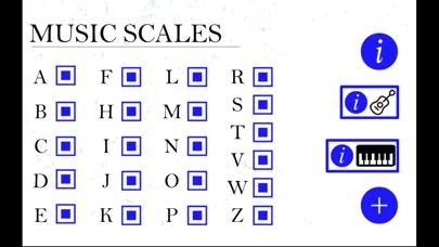 Captures d'écran de Music Scales PRO