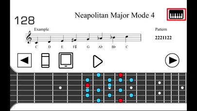 Captures d'écran de Music Scales PRO