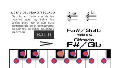 Notas del Piano y Teclados スクリーンショット
