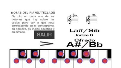 Notas del Piano y Teclados スクリーンショット