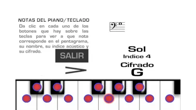 Notas del Piano y Teclados スクリーンショット