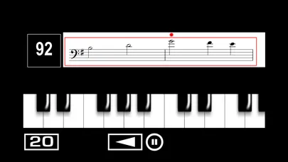 ภาพหน้าจอของ Piano Sheet Reading
