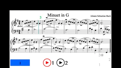 Captures d'écran de Read Bach Sheet Music PRO