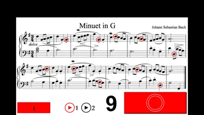Captures d'écran de Read Bach Sheet Music PRO