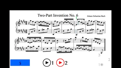 Captures d'écran de Read Bach Sheet Music PRO