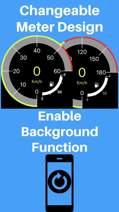 Captures d'écran de Speedo Meter α