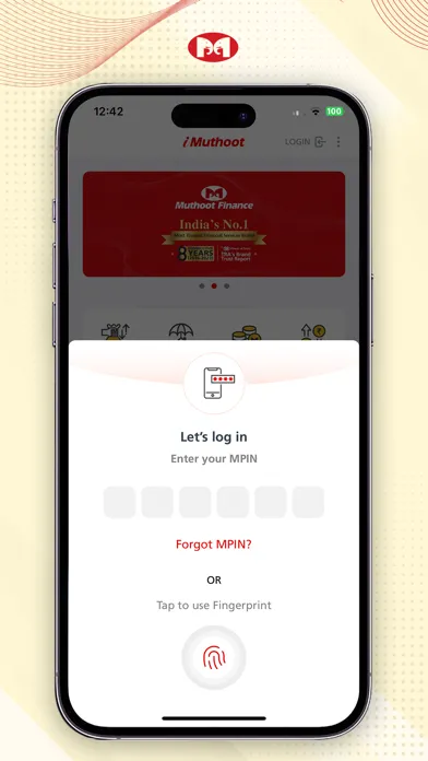 Tangkapan skrin iMuthoot